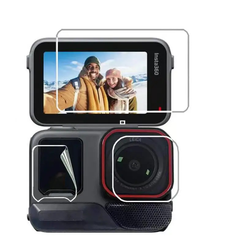 Kính cường lực bảo vệ màn hình cho Insta360 Ace Pro 2, Phim bảo vệ ống kính cho máy ảnh Insta360 Ace