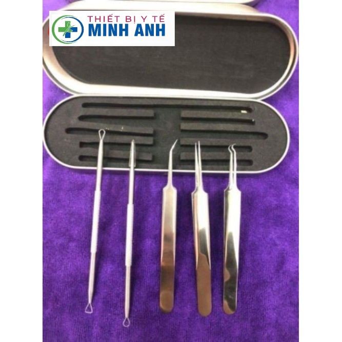 Bộ lặn mụn 5 dụng cụ spa