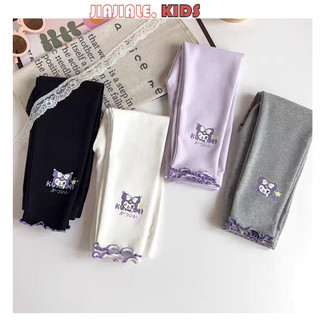  Quần legging Kuromi bé gái 1-10Y Quần áo ngoài Hàn Quốc Quần mỏng cho bé 