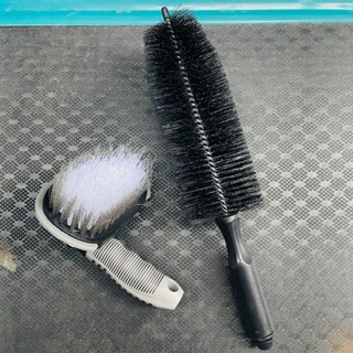 COMBO Bàn Chài Rửa Lốp Xe, Rửa Bánh Xe + Cọ Rửa Lazang 35cm, Cọ Rửa Mâm, Dụng Cụ Rửa Xe Máy Xe Ôtô