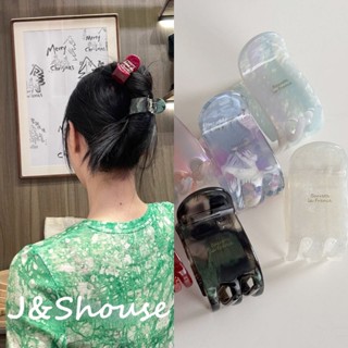 Kf904 Kích thước lớn chất lượng cao Hàn Quốc đơn giản màu sắc đẹp axetat vuốt tóc kẹp tóc đuôi ngựa kẹp tóc phụ kiện phụ nữ