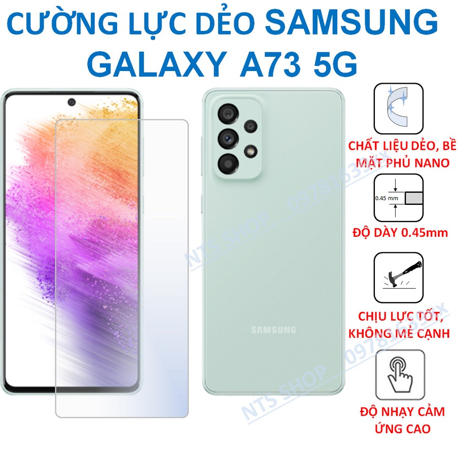 Cường lực dẻo bảo vệ màn hình Samsung Galaxy A73 5G VTstore