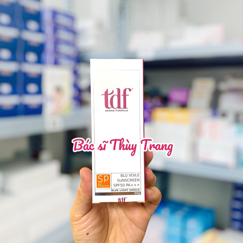 Kem chống nắng, dưỡng da TDF Blu Voile SPF50 PA+++ Sunscreen - 50g