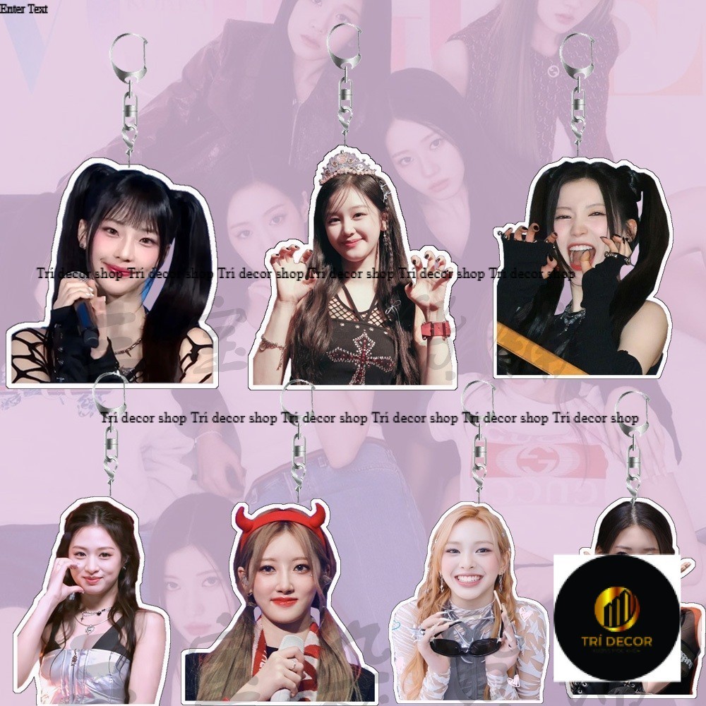 Babymonster CHIQUITA RAMI AHYEON ASA RUKA CHIQUITA Pharita Rora Acrylic Móc Khóa Túi Pendat babymons