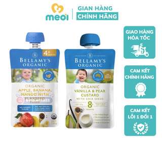  Hoa Quả Nghiền Hữu Cơ Bellamy Cho Bé Ăn Dặm 