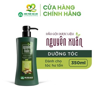 Dầu Gội Dược Liệu Nguyên Xuân Xanh Dưỡng Tóc 350ml - Tặng thêm 10% thể tích giá không đổi 