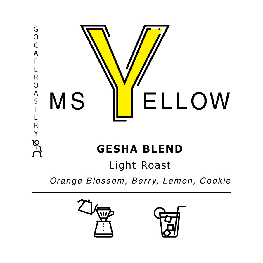 Gesha Blend, Cà phê GESHA BLEND MS YELLOW - G.O Cafe Roastery