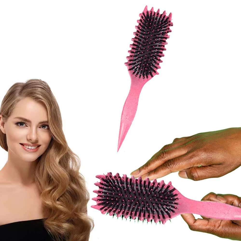 Bounce Curl Brush, Bounce Curl Defining Brush, Boar Bristle Hair Brush Styling