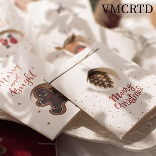 Vmcrtd Giáng Sinh Vui Vẻ Thiệp Cảm Ơn Lời Chúc Thẻ Có Phong Bì Lời Chúc Tốt Đẹp Nhất