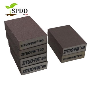 Spdd Chà Nhám Khối Bọt Biển, Tấm Mài Mòn Chống Rỉ Mô Hình Giấy Nhám, Miếng Bọt Biển Mềm Có Thể Giặt 60 80 100 120 180 240 320 Tường Gạch Cát Đánh Bóng