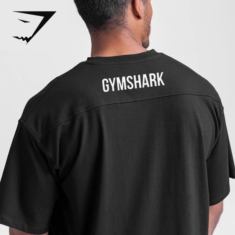 GymShark Summer Loose Nam Thể Thao Thể Thao Chạy Bóng Rổ Áo Thun Nhanh Khô