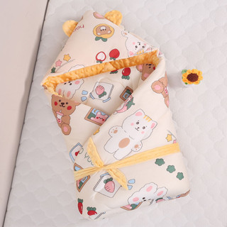 Chăn Sơ Sinh Dày Nguyên Chất Cotton Túi Ngủ Họa Tiết Bướm Thu Đông Thời Trang Cho Bé Sơ Sinh