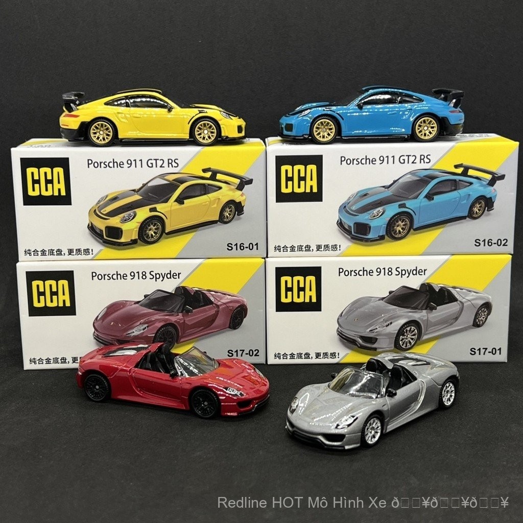 Mô hình xe hơi Porsche 911 GT2RS được cấp phép chính thức, xe hơi hợp kim Porsche 918, mô hình xe đồ