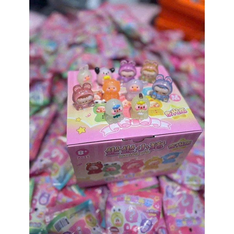 Hộp 32 gói túi mù to (30 túi con tu mù túi bút xáp màu) nhiều hình đồ chơi cho bé siêu hót