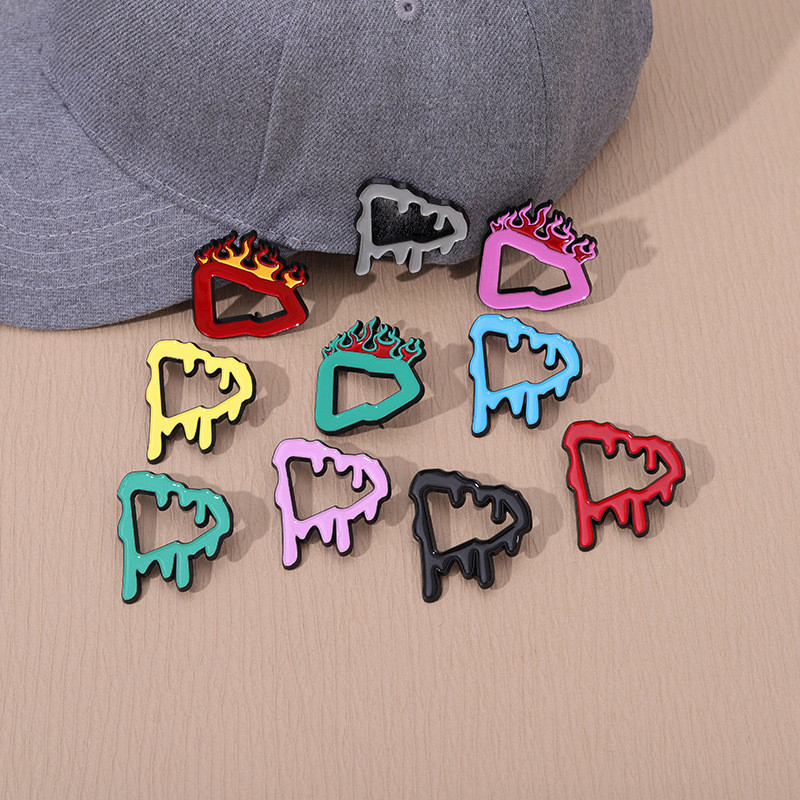 Retro Mexican Decoration Hat Pins Metal Enamel  Brooches Baseball Hat Brooches Z6X7