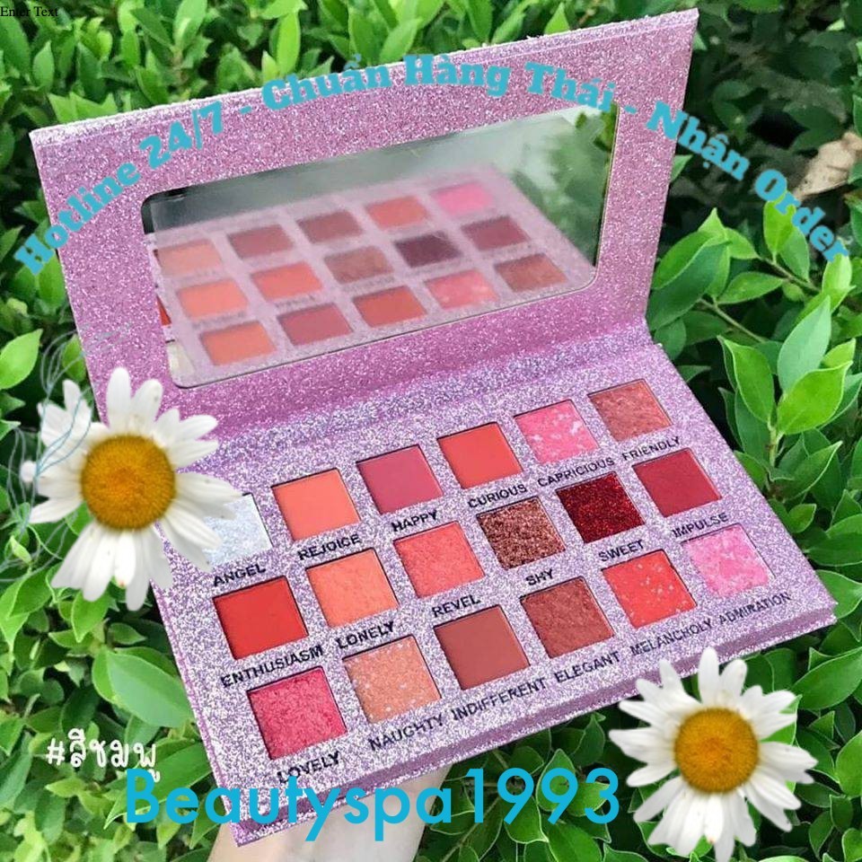Bảng Màu mắt sivanna 18 ô HF6037  SIVANNA PRETTY GALAXY EYESHADOW PALETTE