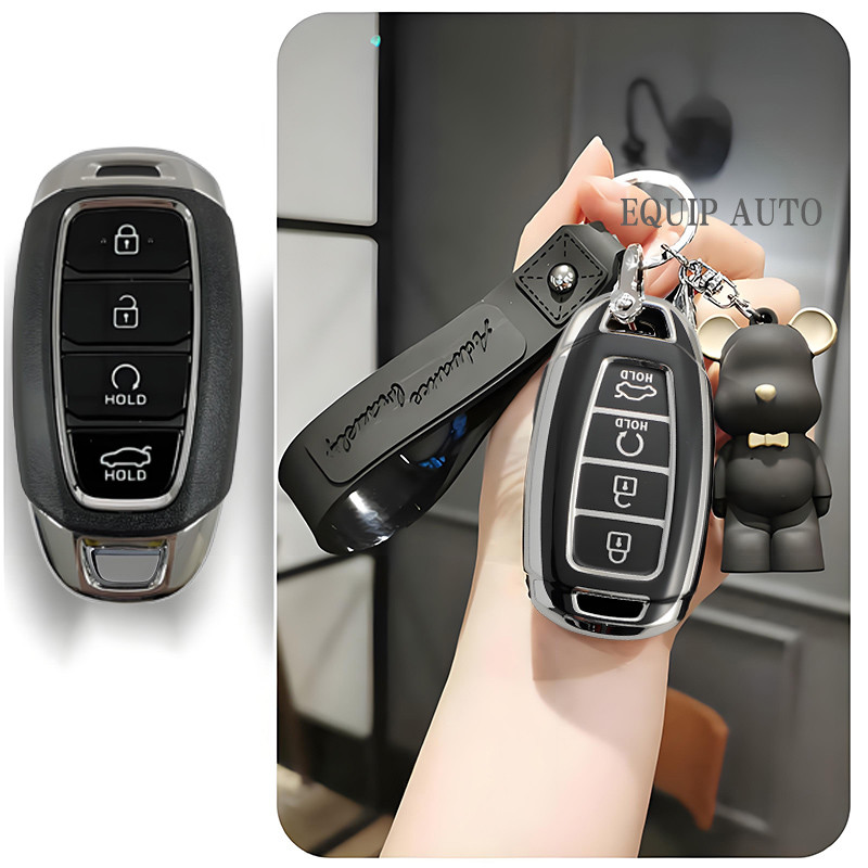 Ốp Chìa Khóa Xe Hyundai Thích Hợp Cho Xe Hyundai Elantra 2022-2025 / Accent 2021-2025 Chìa Khóa Từ X