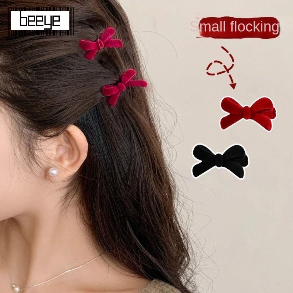 Kẹp Tóc Nhung Nơ, Phụ Kiện Tóc Ngọt Ngào Nữ Nơ Mũ Nơ Kẹp Tóc, Dụng Cụ Tạo Kiểu Tóc Kẹp Tóc Mini