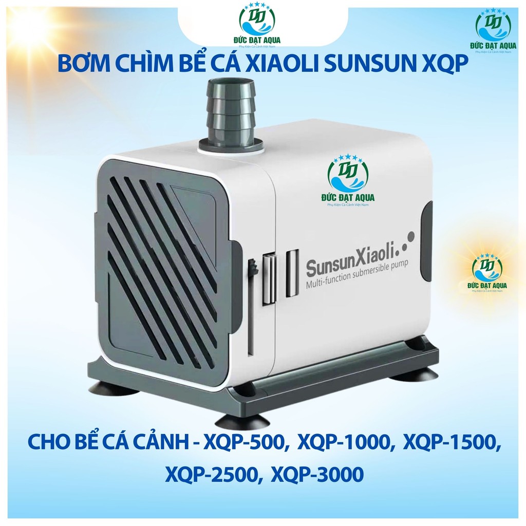 Máy bơm chìm bể cá SUNSUN XIAOLI XQP-500, XQP-1000, XQP-1500, XQP-2500, XQP-3000 SIÊU ÊM