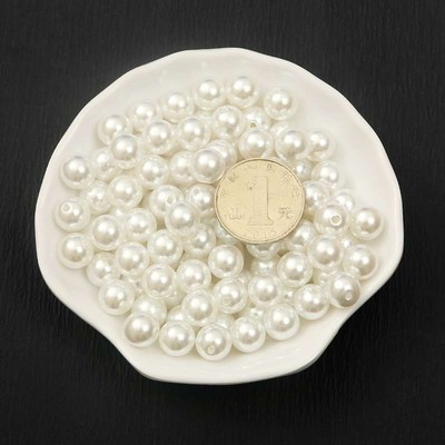 ChuỗI hạt ngọc trai giả Beadia bằng nhựa abs 4-20mm dùng làm trang sức thủ công