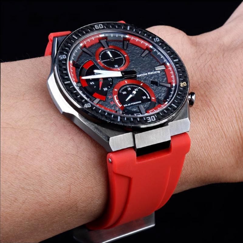 Dây đeo thích hợp cho dây đeo đồng hồ cao su silicon Casio Honda EFS-560HR / EQS-920PB Notch