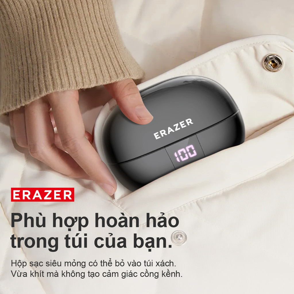 Lenovo ERAZER XT66 Pro Tai Nghe Phiên Dịch AI Tai nghe Bluetooth không dây Tai nghe dịch thời gian thực AI Dịch 135 ngôn ngữ IPX5 Tai nghe Bluetooth 5.4 ASMR Có micrô Tai nghe thể thao Tai nghe chơi game | BigBuy360 - bigbuy360.vn