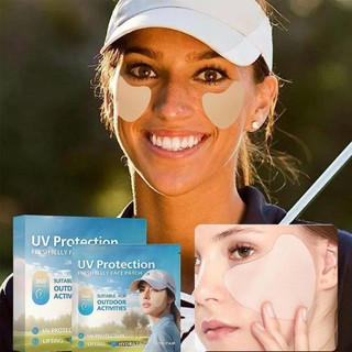 Nhãn dán mắt Golf Eye Mask Mặt nạ dưỡng ẩm thể thao Mặt nạ chống tia cực tím Hydrogel Face 3.5g * 5 Jelly Dimmy Túi O2t4