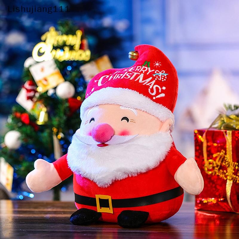 Lis Đáng Yêu Giáng Sinh Ông Già Noel Nai Sừng Tấm Người Tuyết Sang Trọng Đồ Chơi Nhồi Bông Lễ Hội Búp Bê Quà Tặng Giáng Sinh Cho Trẻ Em Trẻ Em Bé Gái Trang Trí HUJ