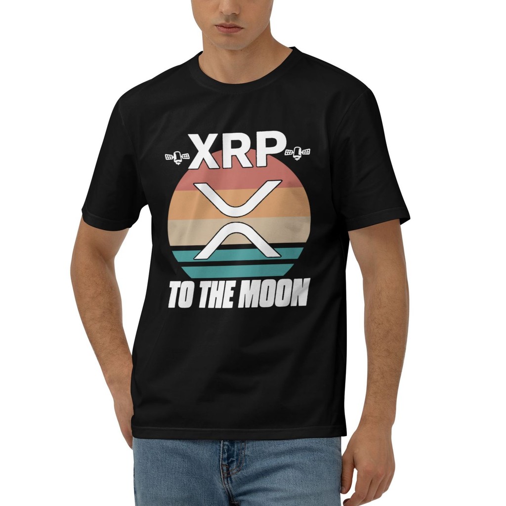 Tiền điện tử Crypto Miner Ripple Xrp Retro Hoàng Hôn Blockchain Crypto Mới Nhất Ngày Của Cha Cho Nam