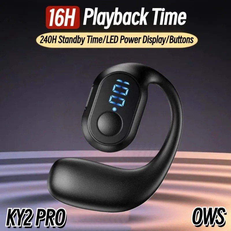 Tai nghe không dây KY2 PRO Dẫn truyền không khí Tai nghe OWS HiFi Ear-Hook Âm…