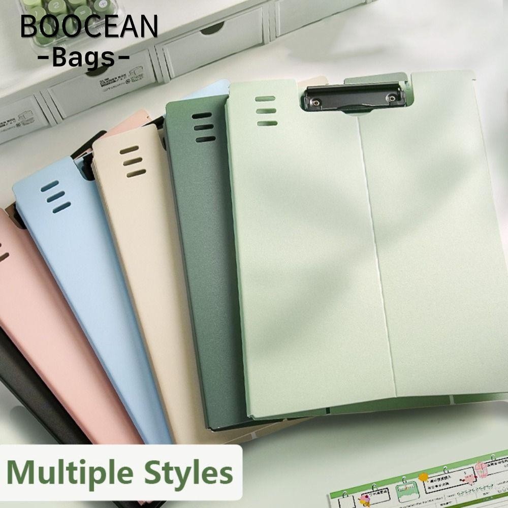 BOOCEAN Vertical clip A4 writing clipboard folder