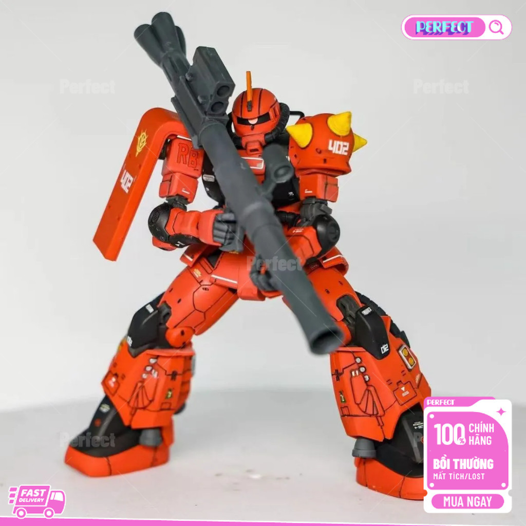 🚀 MS-06R-2-ZAKU-2-Mô hình lắp ráp Gundam Đồ chơi xếp hình hg 1/144 Mô hình nhựa