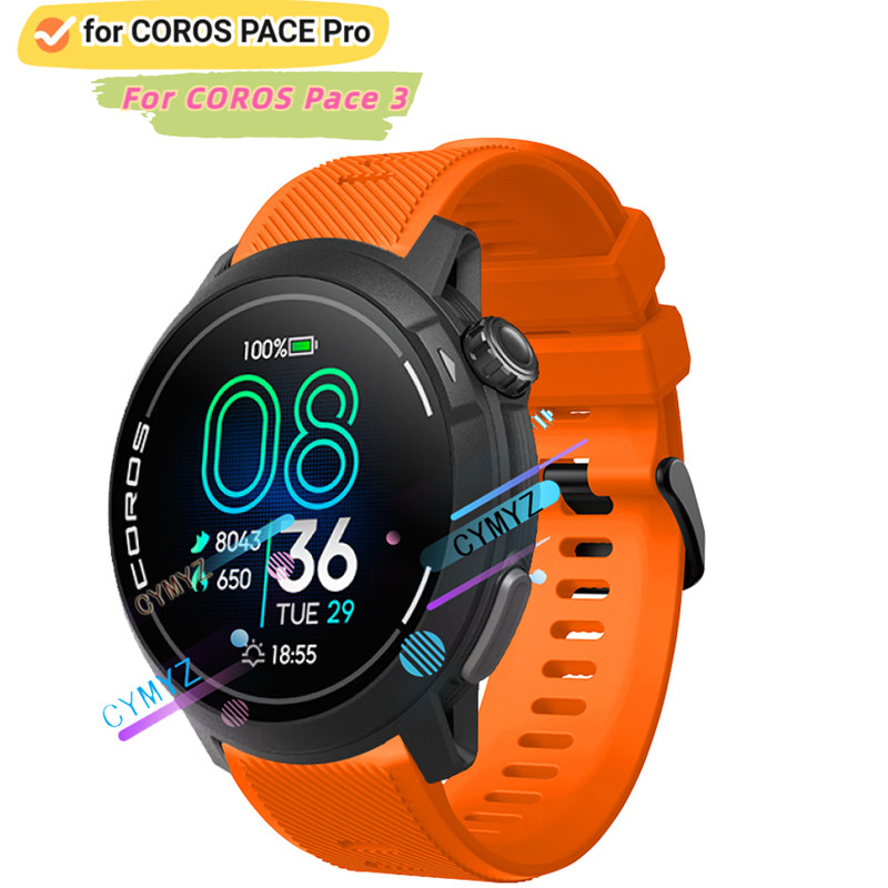 Dây đeo COROS Pace Pro Dây đeo silicon COROS Pace 3 dây đeo đồng hồ Dây đeo tay thể thao