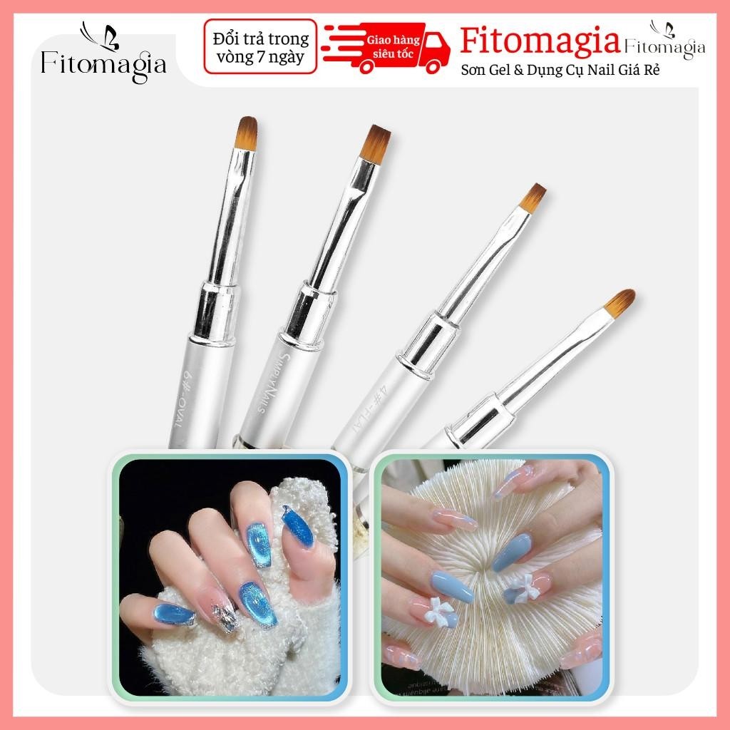 [Fitomagia06] Bút Cọ Đắp Gel Vẽ Bản Cán Đá SIMPLY NAILS PROFESSIONAL