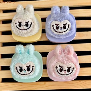 Hộp đựng ống kính tiếp xúc hoạt hình AHMEDUIB, Hộp đựng ống kính tiếp xúc búp bê Labubupu sang trọng Shin-chan Labububupu, Hộp chăm sóc ống kính tiếp xúc màu kẹo Spongebob Patrick Star Rabbit ngoài trời