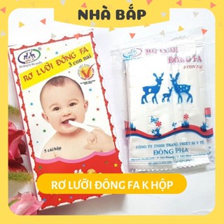 Rơ lưỡi cho bé, combo 50 rơ lưỡi Đông Fa vệ sinh răng miệng [Không Hộp] - Nhà Bắp Store