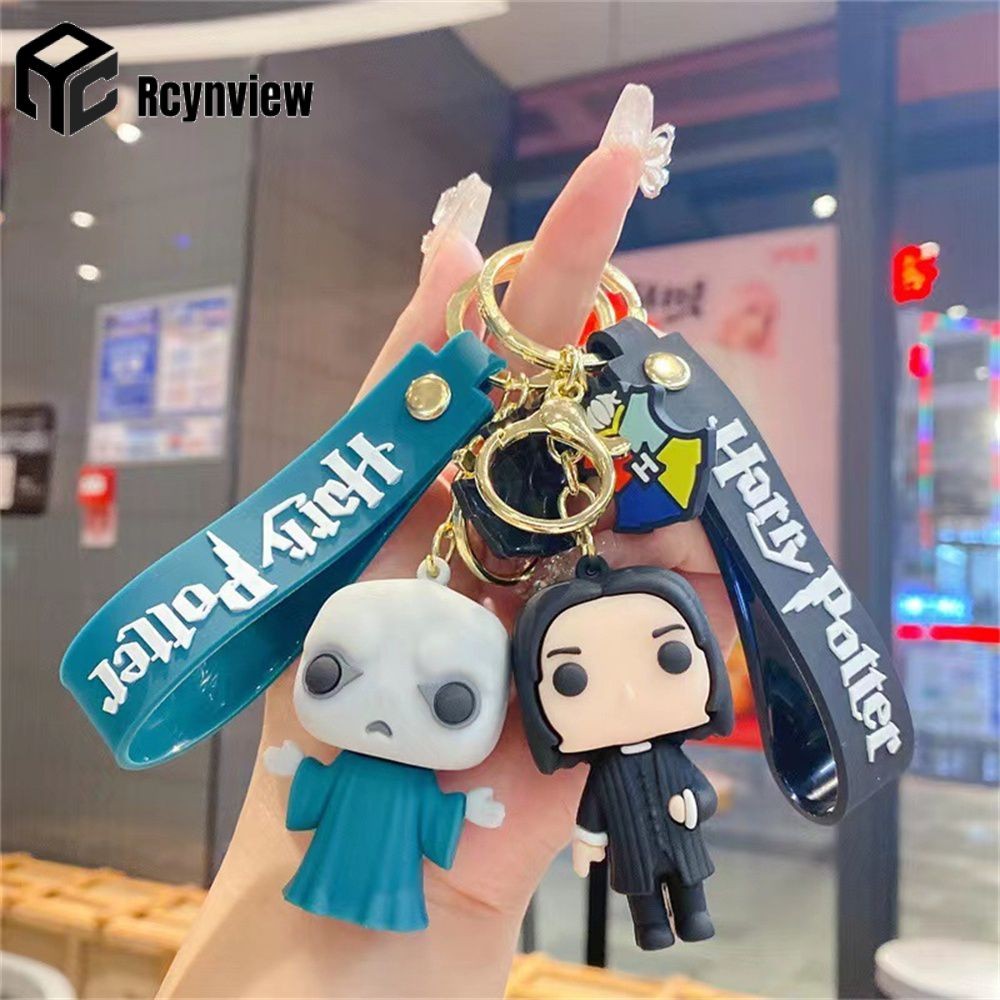 Mới 3d Harry Potter Pvc Móc Khóa Đồ Chơi Dobby Hermione Weasley Snape Granger Malfoy Ron Nhân Vật Hà