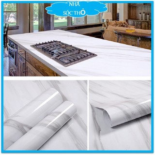   SP mới  Decal Dán Bếp  Mặt bàn  Tủ Chịu Nhiệt Chống Nước Dầu Mỡ Vân Đá - Giấy Dán Bếp Chịu Nhiệt Họa Tiết Vân đá 