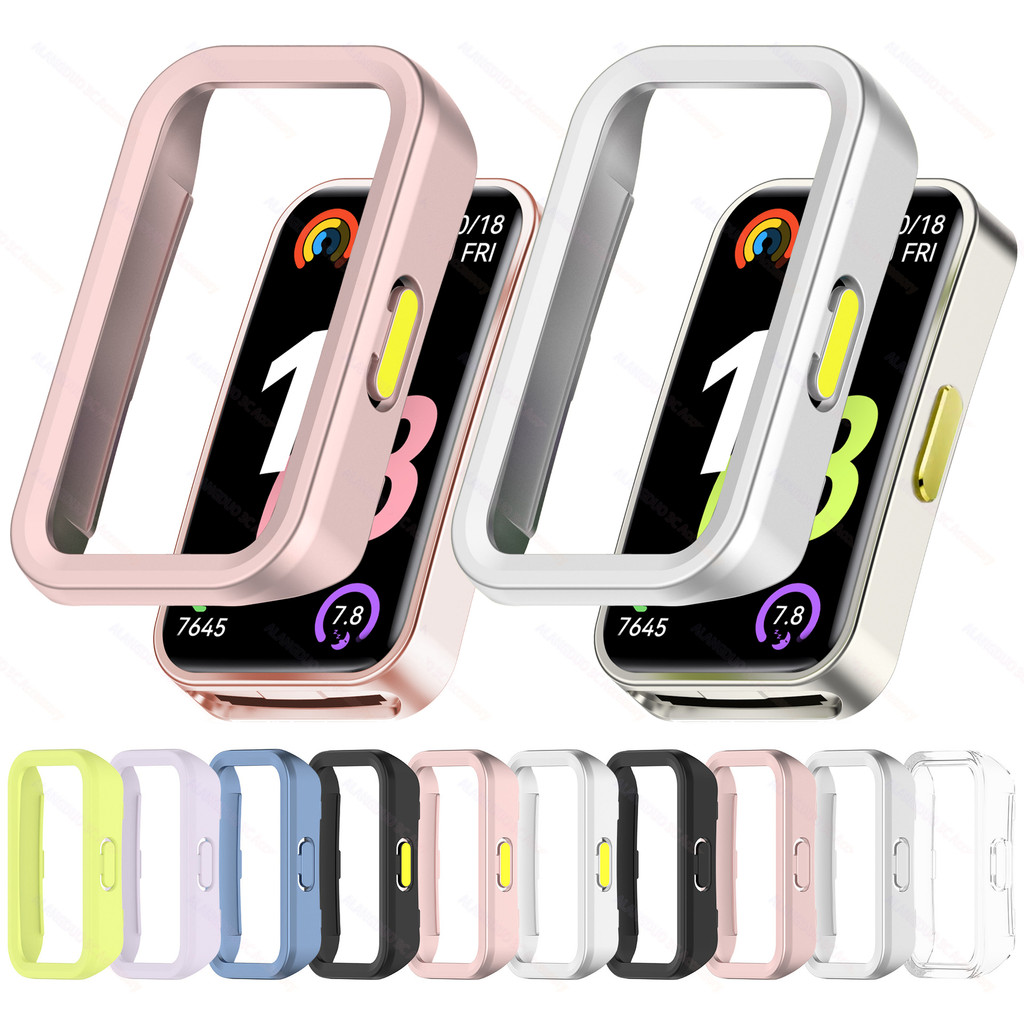 Ốp lưng Huawei band 10 9 8 Dây đeo thông minh PC Bảo vệ Vỏ khung mờ cho Huawei Band10