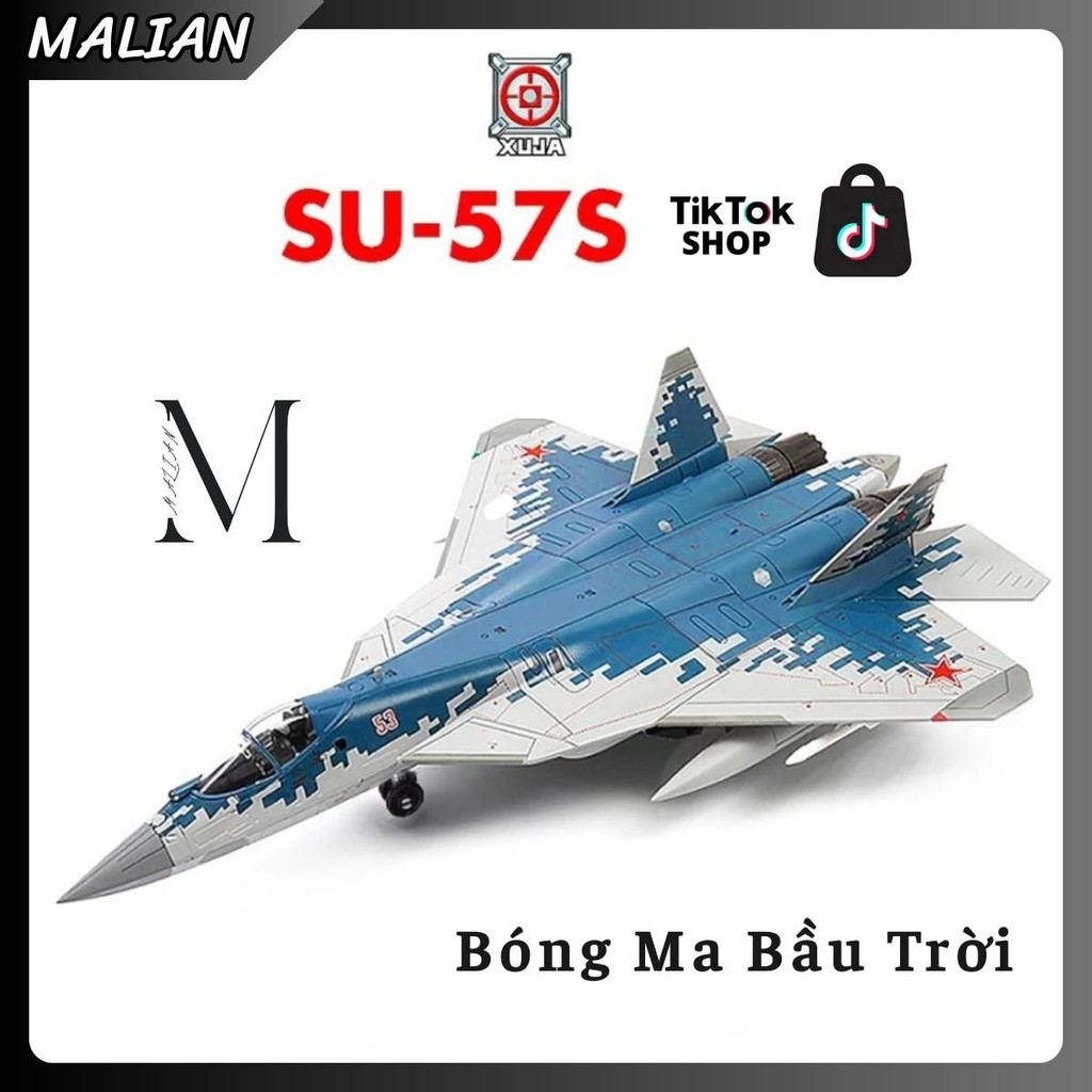 Mô Hình Quân Sự Nhựa Lắp Ráp - Sukhoi Su57S Bóng Ma Bầu Trời XUJA