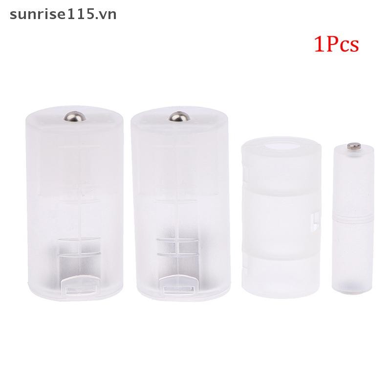 Srvn 1 Cái AAA sang AA / AA sang C / D Bộ chuyển đổi kết hợp Hộp lưu trữ Bộ chuyển đổi .