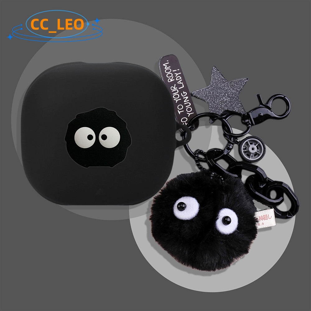 Case for Anker Soundcore Liberty 4 Pro Cute Keychain Silicone Soft Case Cartoon Pendant Suitable for