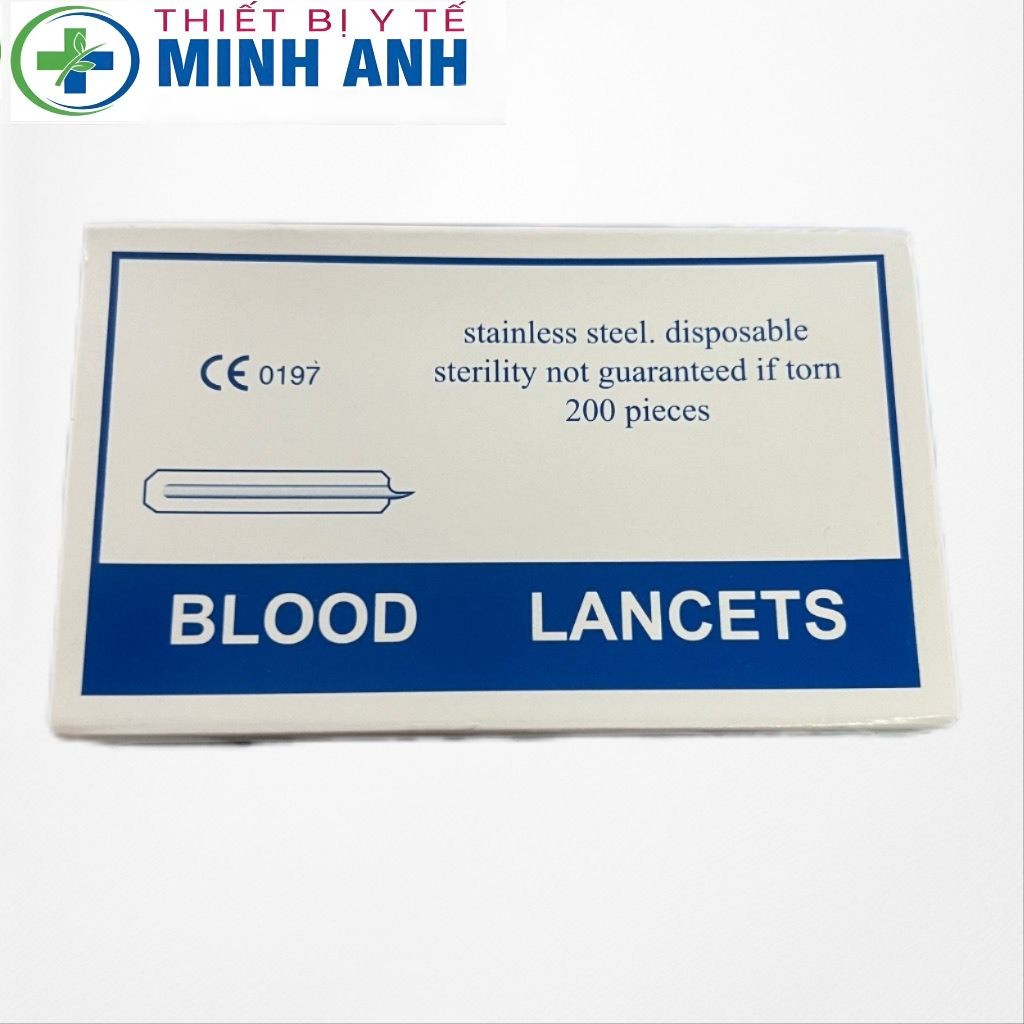Kim Chích mụn,máu Blood Lancet hộp 200c