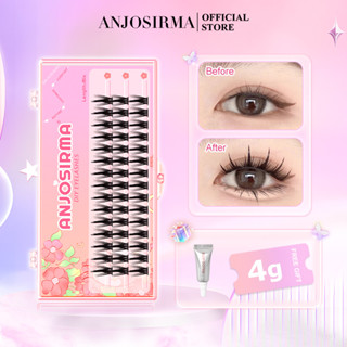 [Giao hàng trong ngày]ANJOSIRMA Lông Mi Giả 3 Hàng 11mm-13mm Tự Nhiên Chuyên Nghiệp C & D Chất lượng cao tái sử dụng