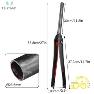 Phuộc (Fork) xe đạp đua Carbon 3K TEMANI 700C