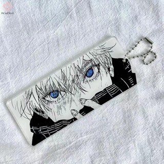 [Pcwkkef] Satoru Gojo Móc Khóa Jujutsu Kaisen Acrylic Móc Chìa Khóa Hoạt Hình Ngoại Vi Cosplay Đạo Cụ Mặt Dây Chuyền Trang Sức Quà Tặng Mới