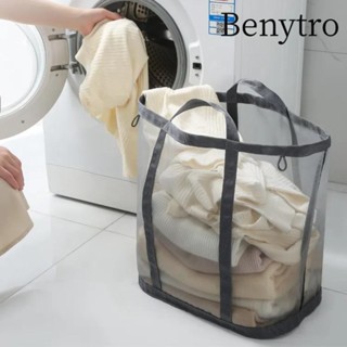  Giỏ đựng đồ giặt có thể gập lại BENYTRO Giỏ đựng đồ lặt vặt dung tích lớn Giỏ đựng quần áo bẩn Giỏ đựng đồ chơi trẻ em có thể treo lưới cho Hone 