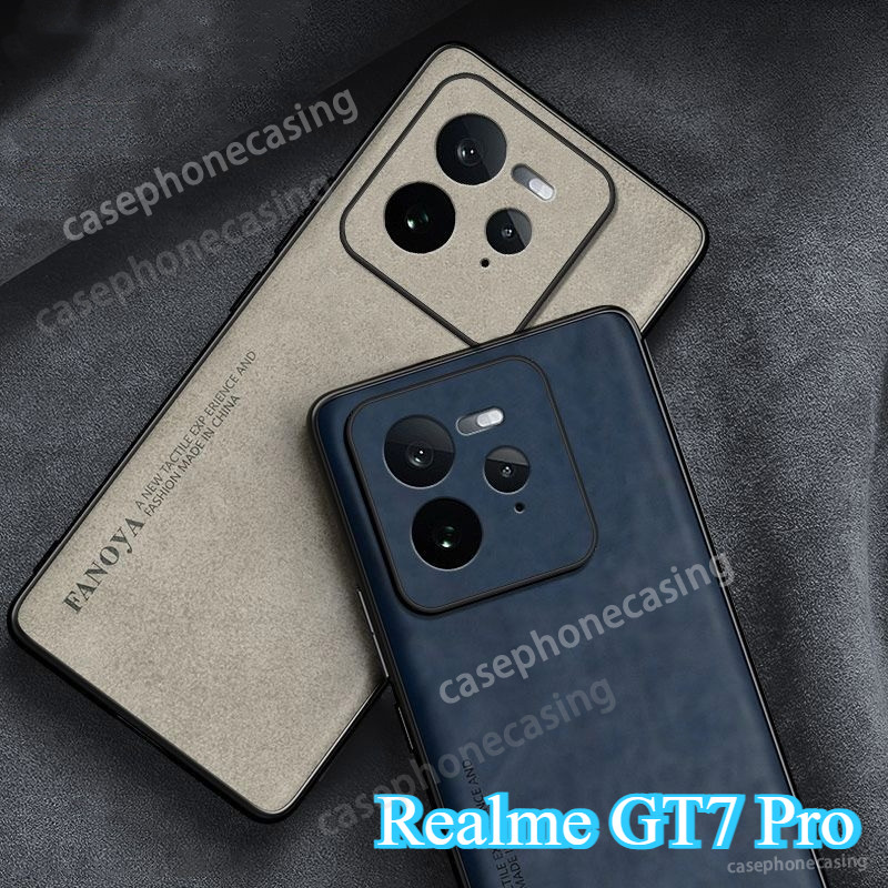 Ốp Lưng Cho Realme GT7 Pro GT7Pro GT 7 Pro RealmeGT7 Pro 5G Vỏ Điện Thoại Da Cừu Bảo Vệ Camera Ốp Lư