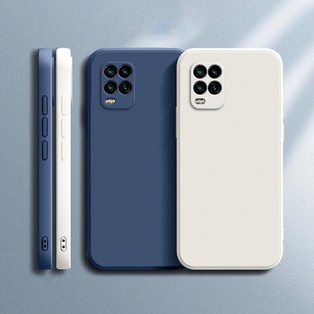 Ốp Lưng Sang Trọng Cho Xiaomi 10 Lite Ultra 10S 10i 10T Pro mi10 10Lite 5G Coque Liquid Silicone Mềm
