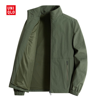  Uniqlo Nam M-5XL Áo khoác nhẹ ngoài trời chống thấm nước thoáng khí đa chức năng Áo thường ngày 
